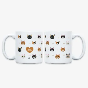 Taza de cerámica – taza para amantes de los gatos