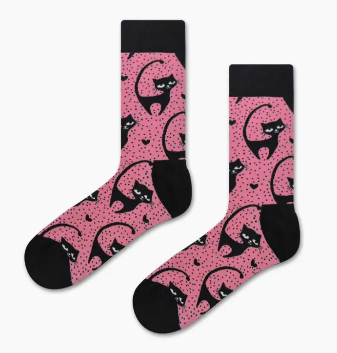 Calcetines de gatos divertidos - Imagen 3