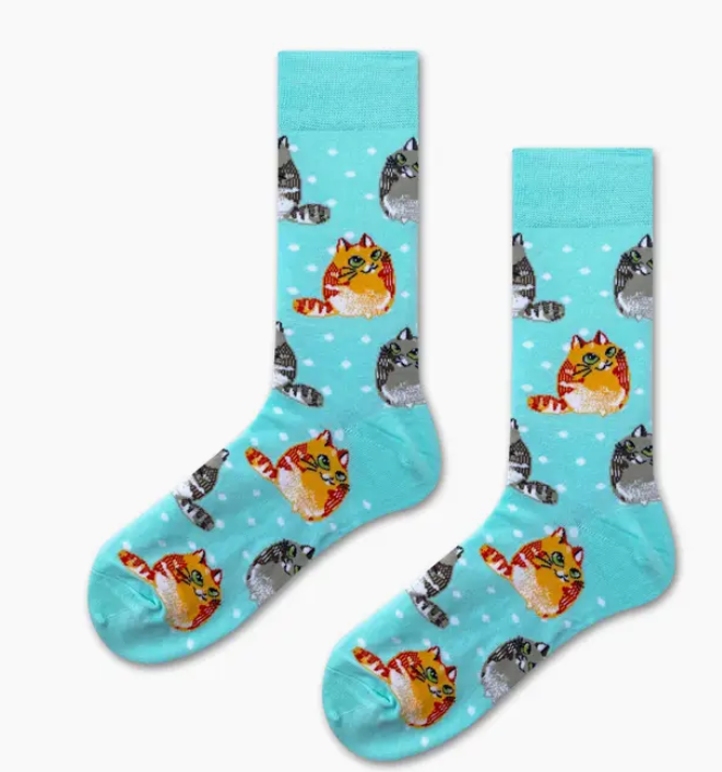 Calcetines de gatos divertidos - Imagen 4