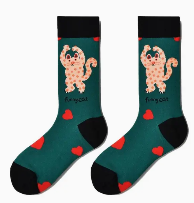 Calcetines de gatos divertidos - Imagen 7