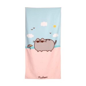 Toalla de playa Pusheen de microfibra