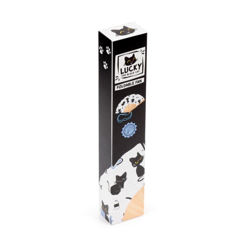 Abanico plegable Lucky The Black Cat - Imagen 3